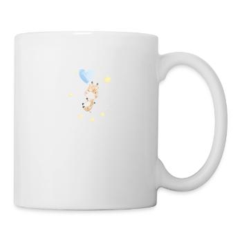 Adorable Giraffe In Space - Mug - white - Right