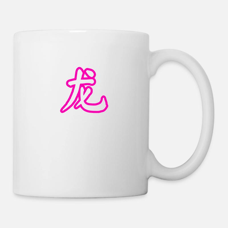 White Dragon PINK - Mug - white