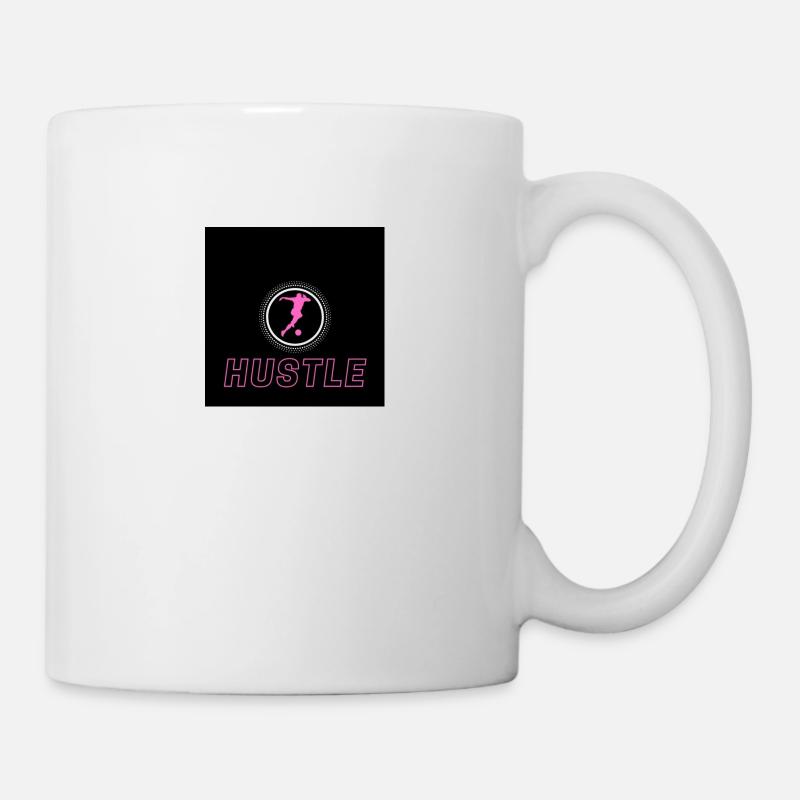 Hustle pink black - Tasse - Weiß