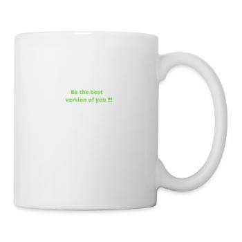 Sei die beste Version von dir - Tasse - Weiß - Rechts