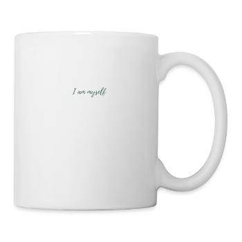 I am myself - Mug blanc - blanc - Droite