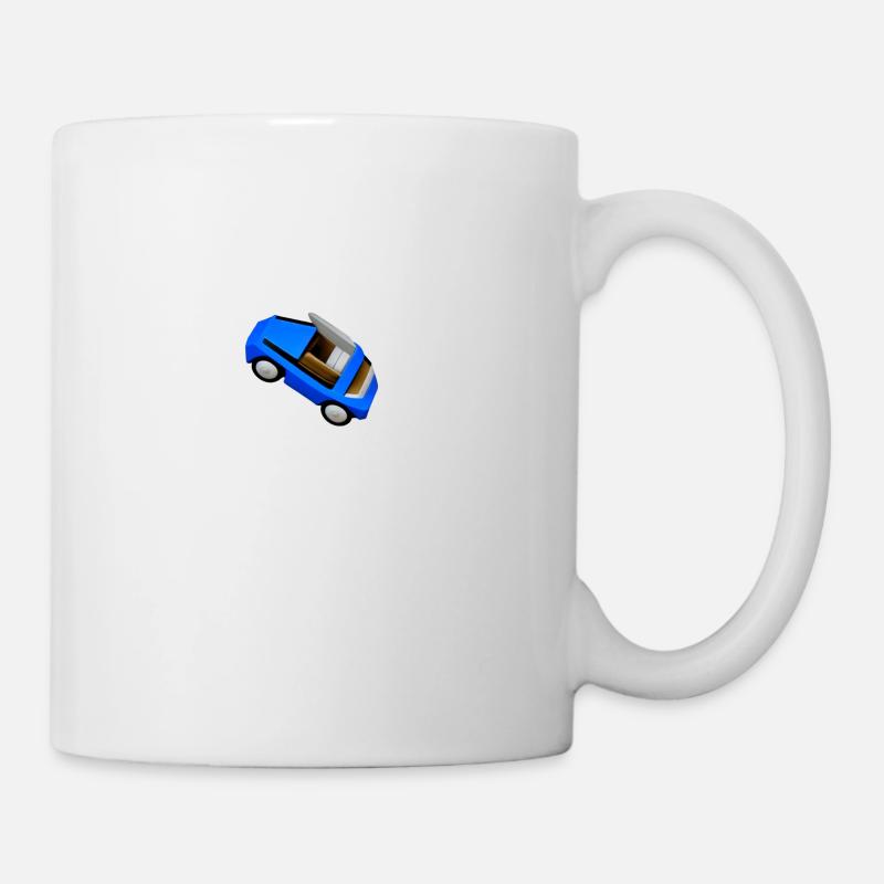 Car Car Vehicle Blue - Mug - white