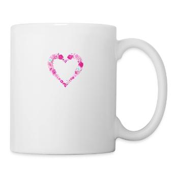 Valentine's Day Love Wedding Engagement Mother's Day - Mug - white - Right