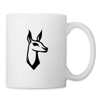 Cute llama logo style - Mug - white - Right
