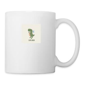 Little Explorer / Dinosaurier / Trex - Tasse - Weiß - Rechts