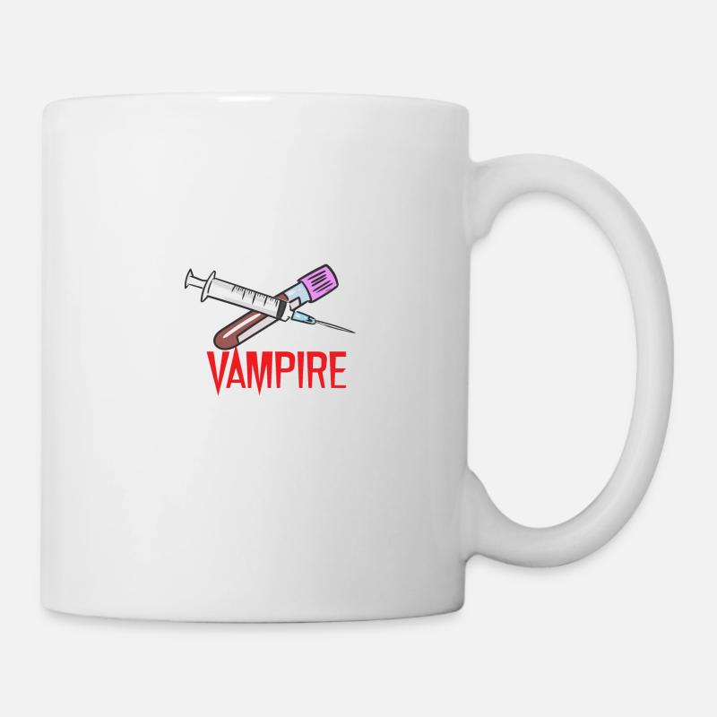 Relax, I'm A Friendly Vampire I Mean Phlebotomist - Tasse - Weiß