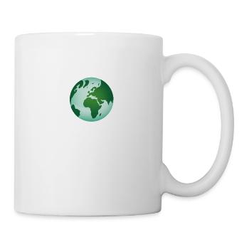 Nachhaltige Welt - Tasse - Weiß - Rechts