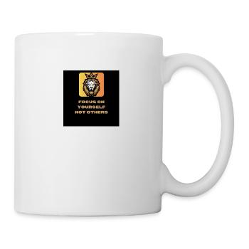 Concentrez-vous sur vous-même - Mug blanc - blanc - Droite