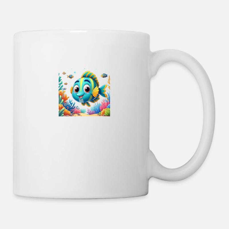 Cartoon Fish 1 - Mug - white