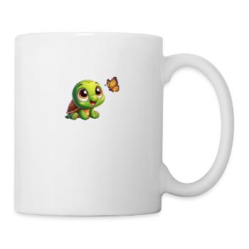 Cartoon Turtle 1 - Mug - white - Right