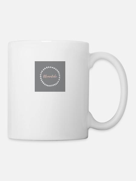 Blumen - Tasse - Weiß