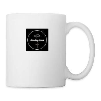 "Salvation of Faith: Accepting Grace and Salvation" - Mug - white - Right