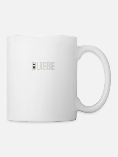 Bierliebe - Tasse - Weiß