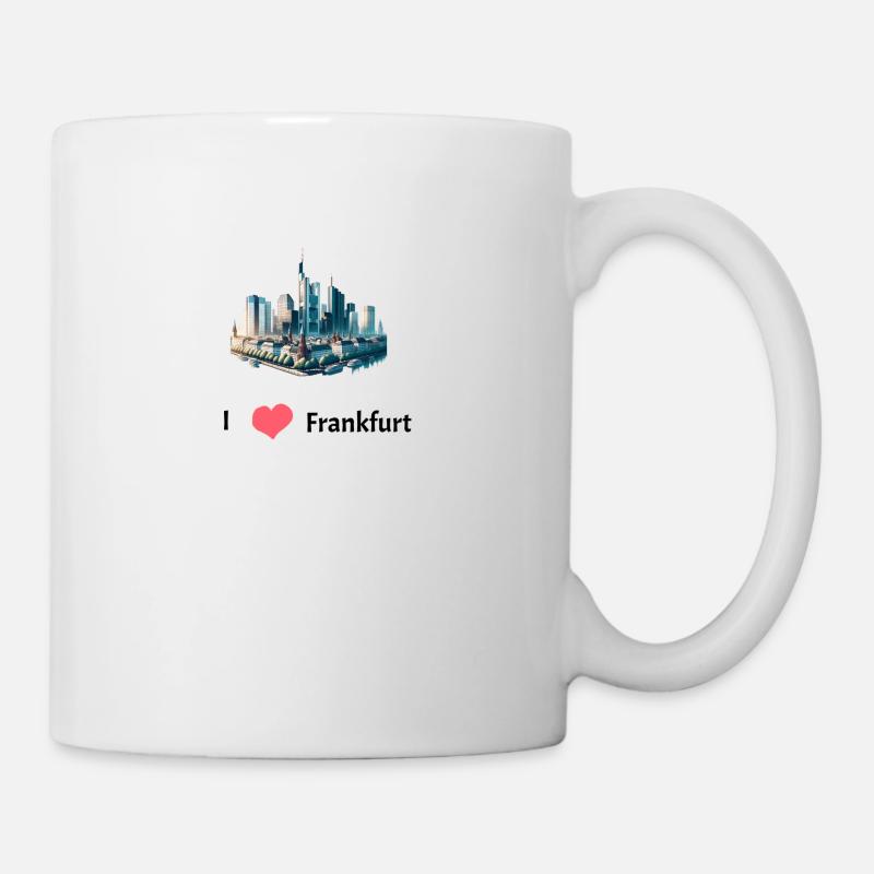 frankfurt - Tasse - Weiß