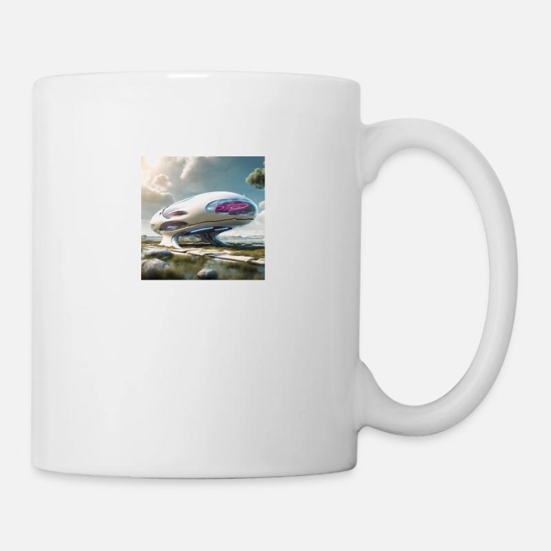 Utopian Future - Tasse - Weiß