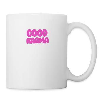 Good karma Pink - Tasse - Weiß - Rechts