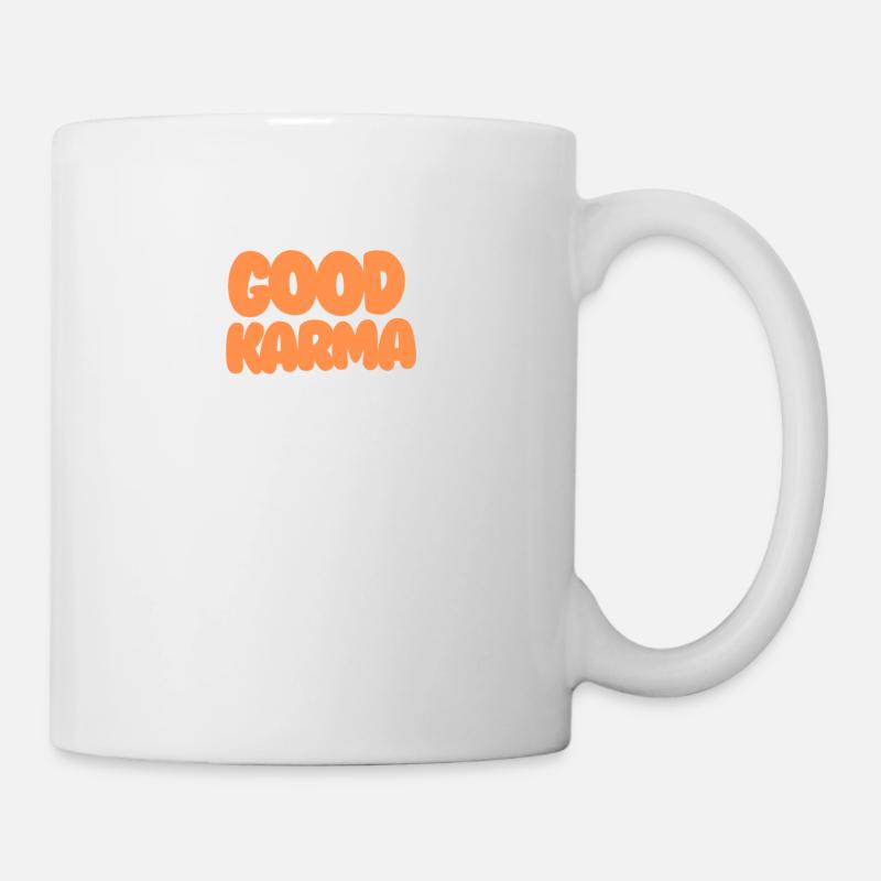 Good Karma Orange - Tasse - Weiß