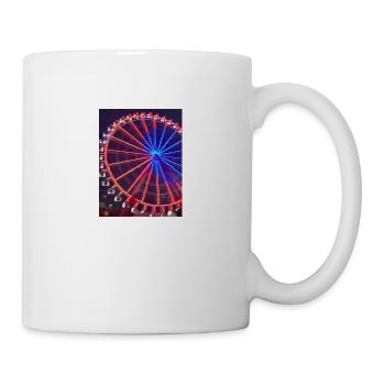 Zwei Flüsse Meer - Tasse - Weiß - Rechts