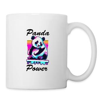 Panda / Animal / Zoo / Bamboo / Wild / Childlike - Mug - white - Right
