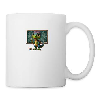 Velociraptor Cartoon 4 - Mug blanc - blanc - Droite