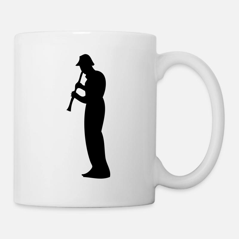 clarinette - Mug blanc - blanc