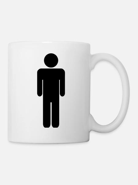 Mann - Tasse - Weiß