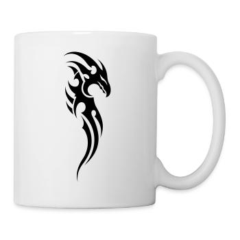 tribal dragon - Mug - white - Right