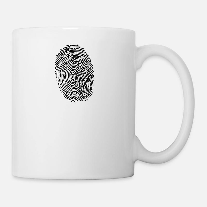 empreinte digitale - Mug blanc - blanc