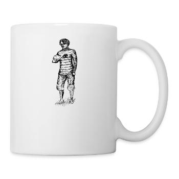 ballon de football de football américain football goalkeeper1 - Mug blanc - blanc - Droite