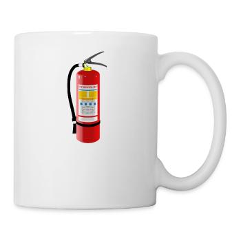 extincteur - Mug blanc - blanc - Droite