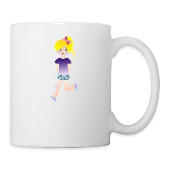 runner running laufen jogger jogging sprinter45 - Tasse - Weiß - Rechts