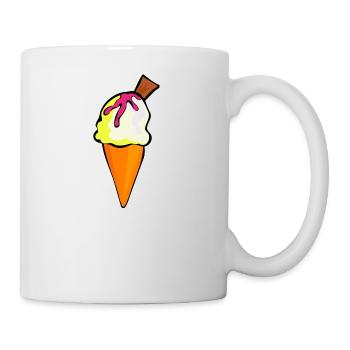 crème glacée restaurant crème glacée sundae17 - Mug blanc - blanc - Droite
