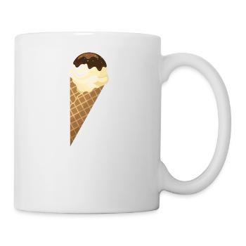 crème glacée restaurant crème glacée sundae25 - Mug blanc - blanc - Droite