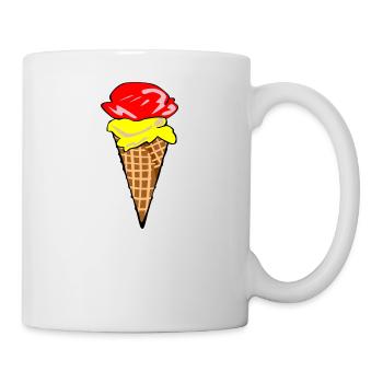 crème glacée restaurant crème glacée sundae79 - Mug blanc - blanc - Droite
