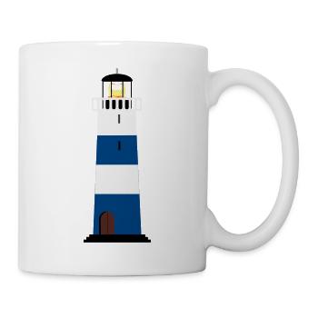 lighthouse lighthouse coast coast ocean sea meer1 - Mug - white - Right