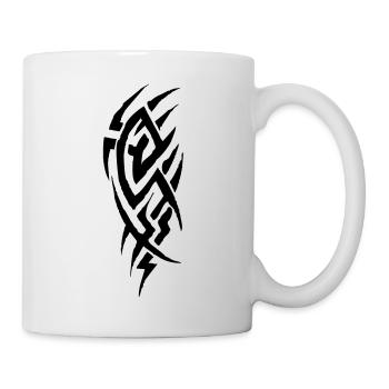 tribal tattoo - Mug blanc - blanc - Droite