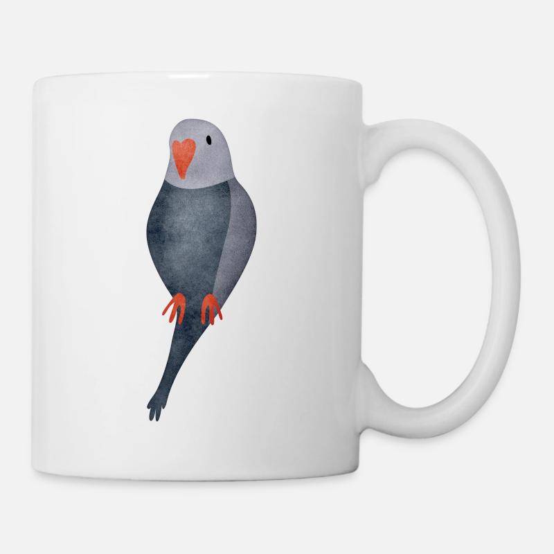 budgerigar - Mug - white