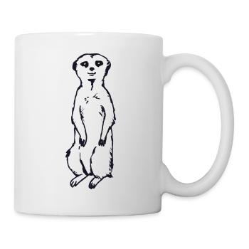 Meerkat Baby Gift Idea - Mug - white - Right