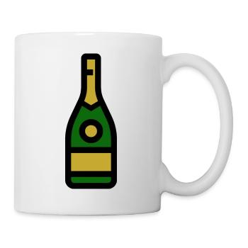 Champangner glass, sparkling wine, glass - Mug - white - Right