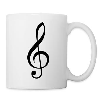 Key Music - Mug blanc - blanc - Droite