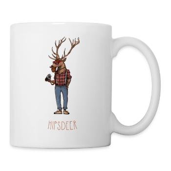 Hipsdeer - Mug blanc - blanc - Droite