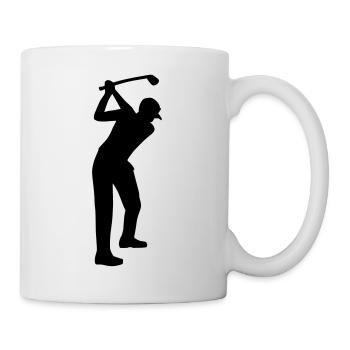 Golf player - Mug - white - Right
