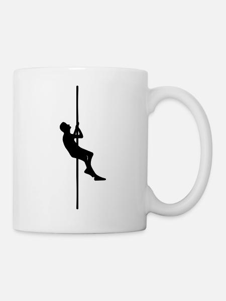 bergsteiger - Tasse - Weiß