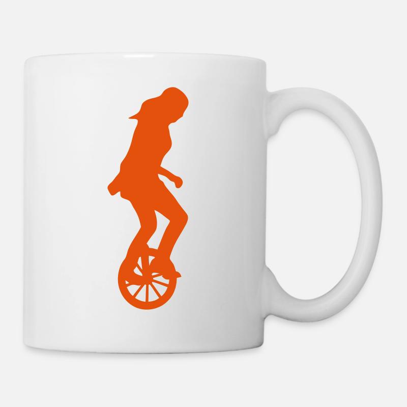 monocycle cirque - Mug blanc - blanc