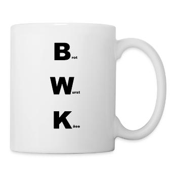 Pain saucisson fromage - Mug blanc - blanc - Droite
