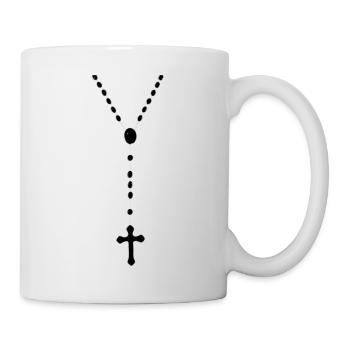 Rosenkranz 01 - Tasse - Weiß - Rechts