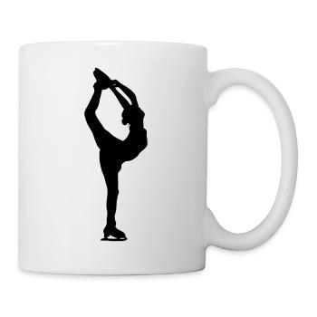Figure skater - Tasse - Weiß - Rechts