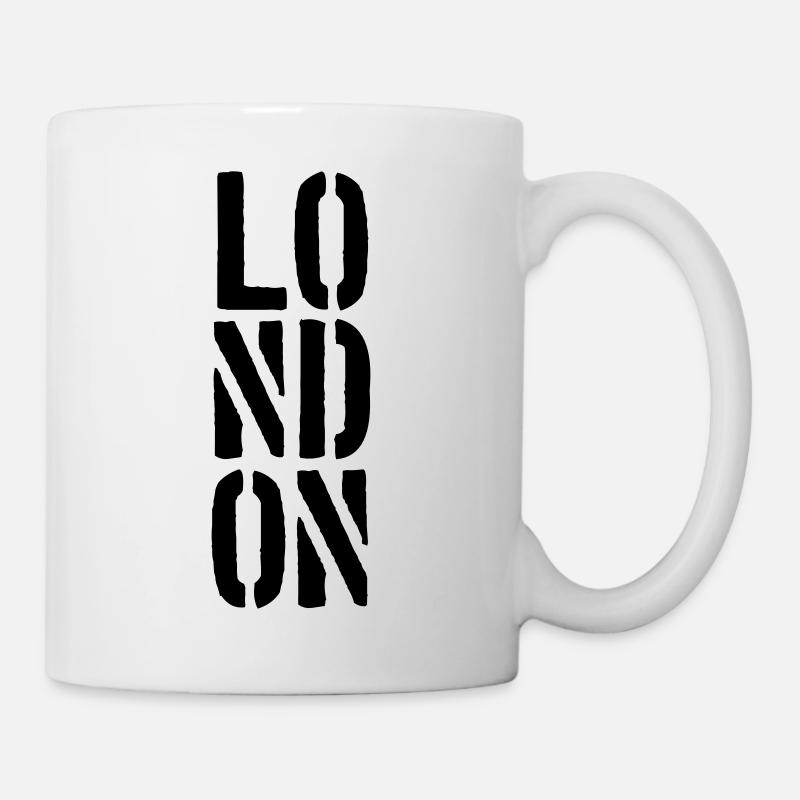London Stamp - Tasse - Weiß