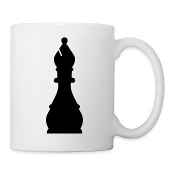 fou jeu d'échecs. - Mug blanc - blanc - Droite