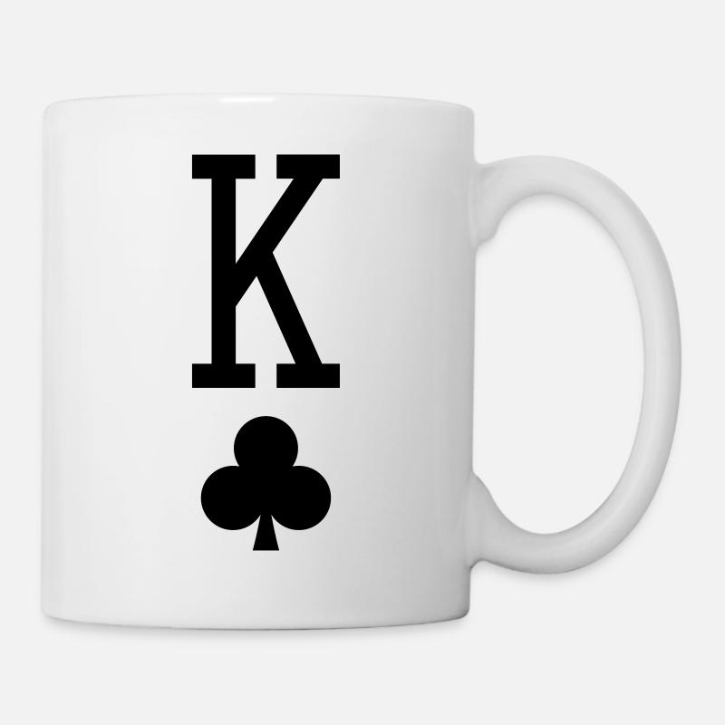 König Kreuz - Tasse - Weiß